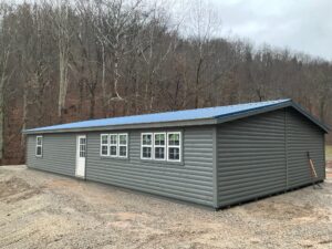 Log Double Wide Cottage Premier (No Porch)