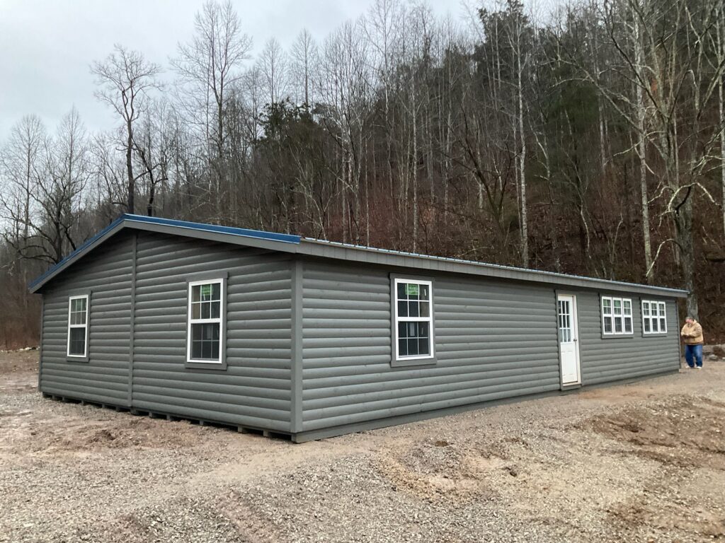 Log Double Wide Cottage Premier (No Porch)